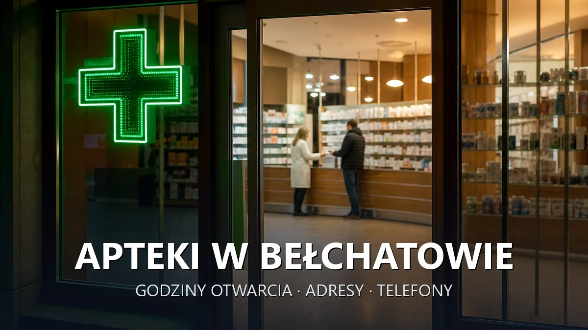 Apteki w Bełchatowie - godziny otwarcia i dyżury