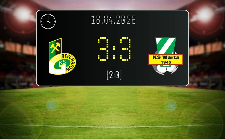 [PIŁKA NOŻNA] Betclic 3. Liga Grupa 1 (Grupa I): GKS Bełchatów – Warta Sieradz 3:3 po szalonym meczu na GIEKSA Arenie