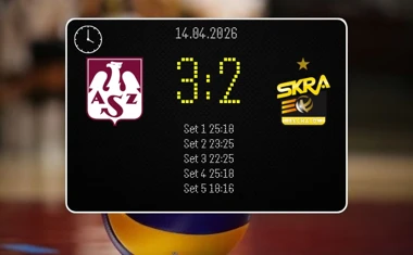 [SIATKÓWKA] PlusLiga – Indykpol AZS Olsztyn – PGE GiEK SKRA Bełchatów 3:2 – mecz o piąte miejsce