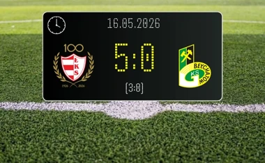 [PIŁKA NOŻNA] ŁKS Łomża – GKS Bełchatów 5:0 w Betclic 3. Lidze Grupa 1 (Grupa I) – wysoka porażka gości, hat-trick Antkowiaka
