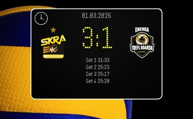 [SIATKÓWKA] PGE GiEK SKRA Bełchatów – Energa Trefl Gdańsk 3:1 – ważne zwycięstwo gospodarzy w 24. kolejce PlusLigi