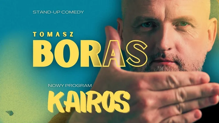Grafika promocyjna wydarzenia Bełchatów | TOMASZ BORAS w programie Kairos — stand-up