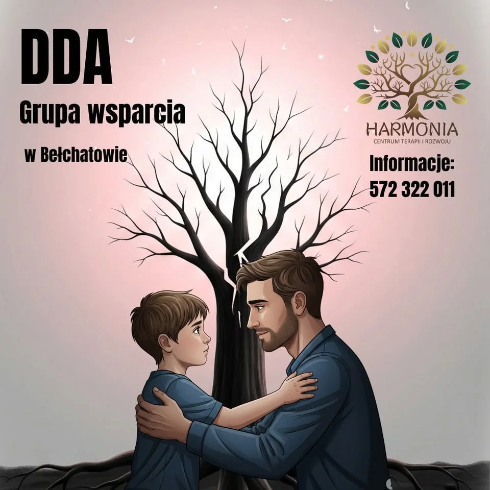 Obrazek przedstawia grafikę promocyjną wydarzenia Grupa wsparcia dla Dorosłych Dzieci Alkoholików w Bełchatowie