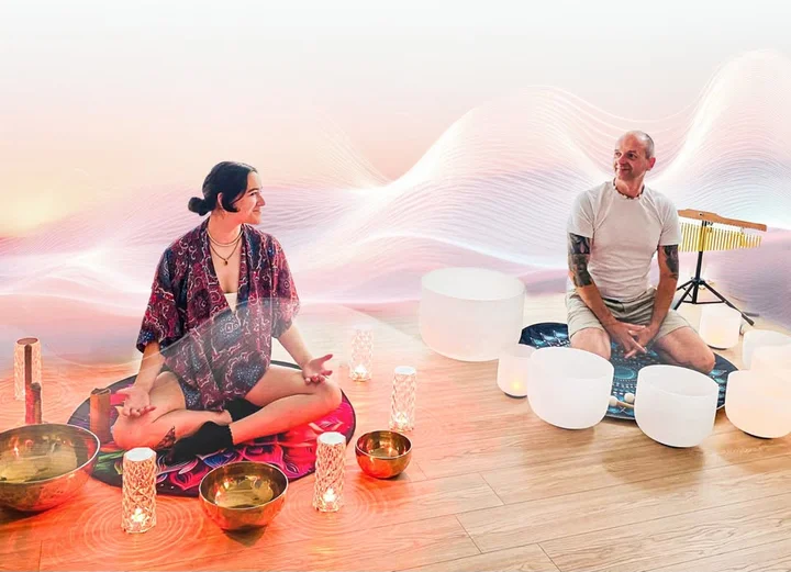 Grafika promocyjna wydarzenia Koncert mis kryształowych ze śpiewem intuicyjnym — Mandala Yoga (Bełchatów)