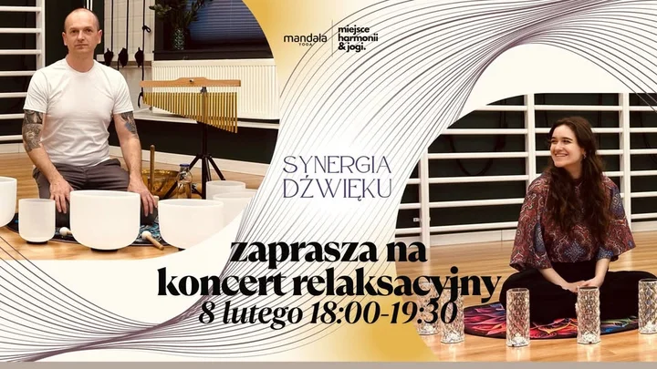Grafika promocyjna wydarzenia Koncert mis kryształowych ze śpiewem intuicyjnym — relaksująca podróż dźwiękiem