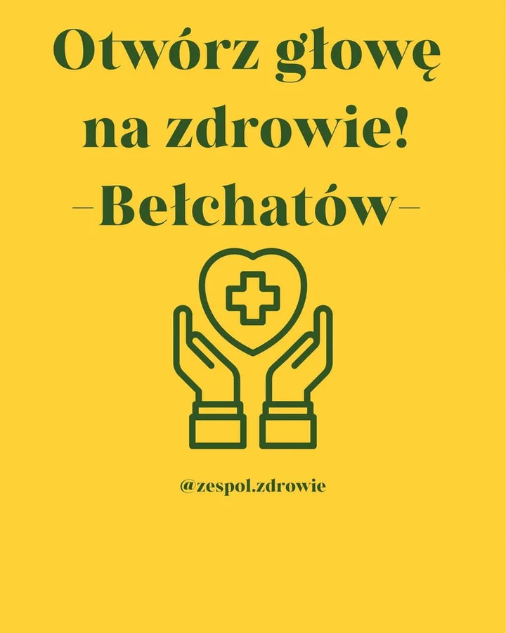 Grafika promocyjna wydarzenia Otwórz głowę na zdrowie! — cykl spotkań o zdrowiu w Porębach