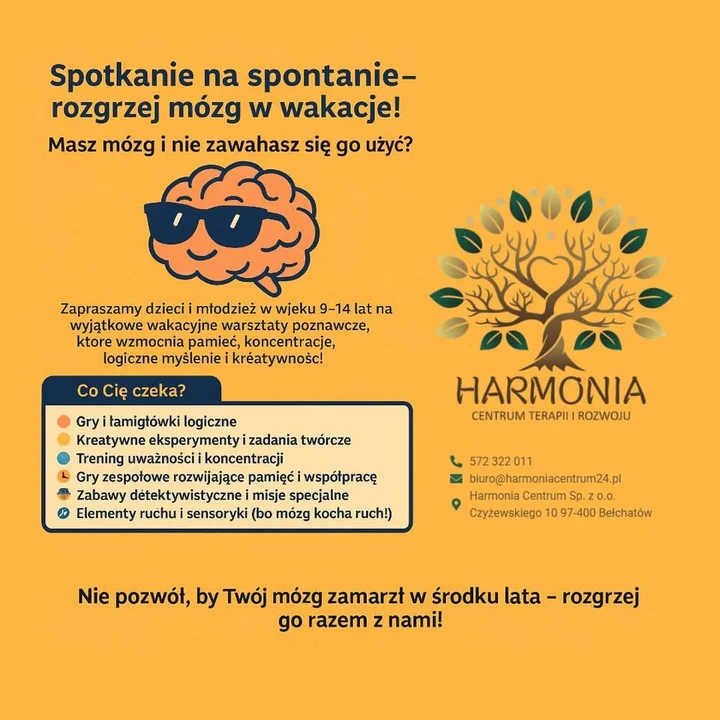 Obrazek przedstawia grafikę promocyjną wydarzenia Wakacyjne warsztaty poznawcze dla dzieci i młodzieży (9–14 lat)
