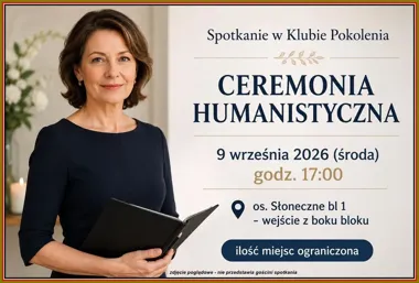CEREMONIA HUMANISTYCZNA – spotkanie w Bełchatowie