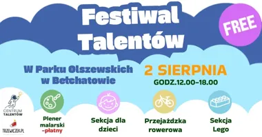 Grafika promocyjna wydarzenia Festiwal Talentów w Bełchatowie