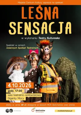 Grafika promocyjna wydarzenia Leśna sensacja