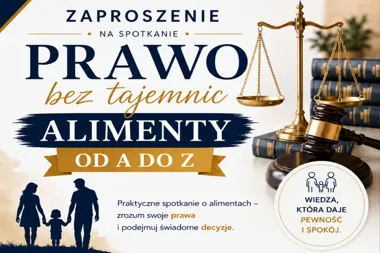 Wszystko o alimentach. Bezpłatne spotkanie