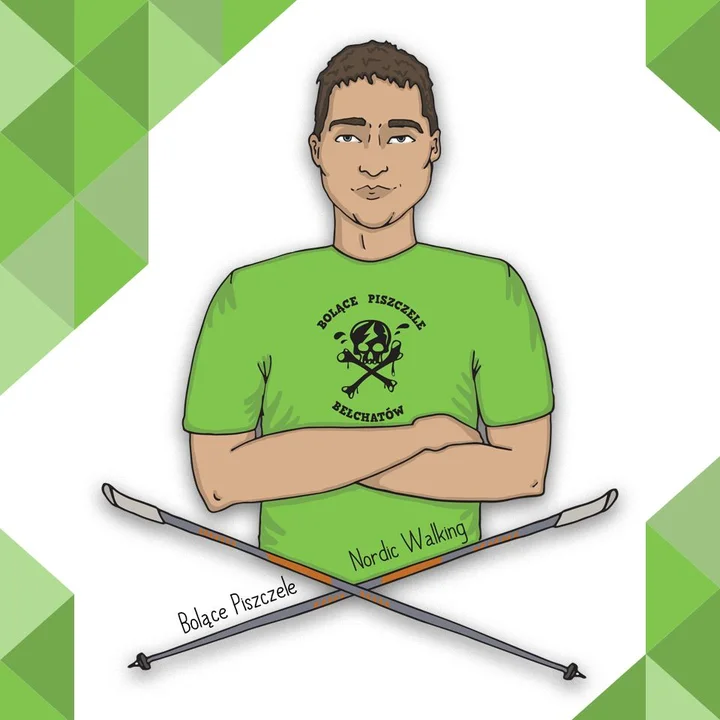 Grafika promocyjna wydarzenia VI Urodzinowy Maraton Super Mario i Bolące Piszczele Bełchatów