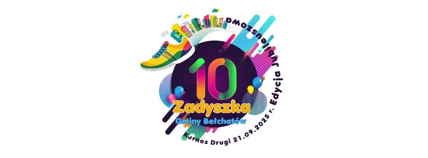 Obrazek przedstawia grafikę promocyjną wydarzenia Jubileuszowy Bieg Uliczny w Kurnosie Drugim – 21 września 2025