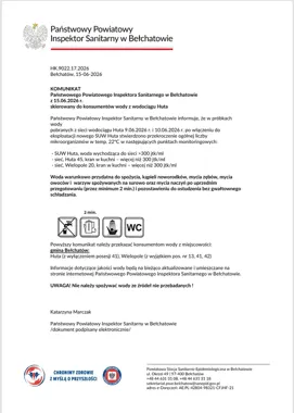 Woda z wodociągu Huta pod obserwacją. Sanepid zaleca gotowanie przed użyciem