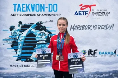 Dwa medale i europejski tytuł dla Oliwii Bieniek z Zawad