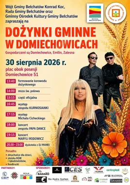 Maryla Rodowicz i Papa Dance na dożynkach w Domiechowicach