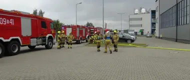 EKOBENZ 2026. Strażacy ćwiczyli pożar w zakładzie zwiększonego ryzyka
