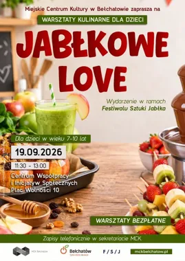 Jabłko w roli głównej - Bełchatów zaprasza dzieci na smakowite warsztaty