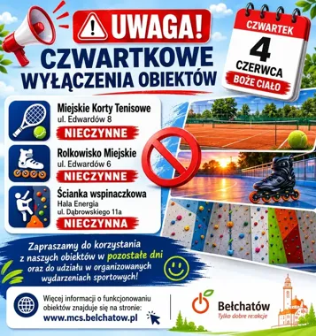 Czwartkowe zamknięcie obiektów sportowych. Gdzie nie zagramy w tenisa i nie poćwiczymy wspinaczki