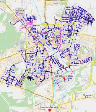 PEC tworzy cyfrowego bliźniaka sieci, by lepiej pilnować ciepła w Bełchatowie