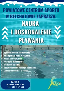 Bełchatowski kurs pływania dla dzieci. Trzy poziomy i stałe godziny