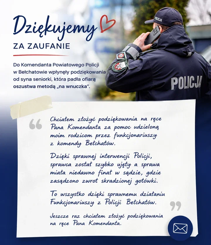 79-latka straciła pieniądze metodą „na wnuczka”. Sąd zdecydował o zwrocie