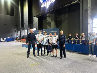 Szczerców otarł się o podium - młodzież zaimponowała Policji w Łodzi