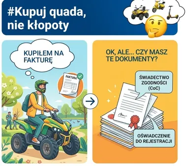 Quady i skutery pod lupą. Homologacja decyduje o dopuszczeniu do ruchu