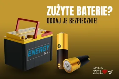 Zużyte baterie nie mogą trafić do zwykłego kosza. W Zelowie są bezpieczne miejsca
