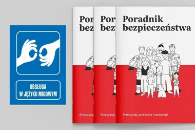 Poradnik bezpieczeństwa trafił do PJM. 21 filmów dla osób niesłyszących